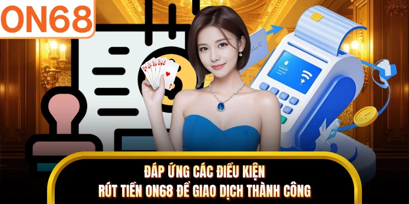 Đáp ứng các điều kiện rút tiền ON68 để giao dịch thành công