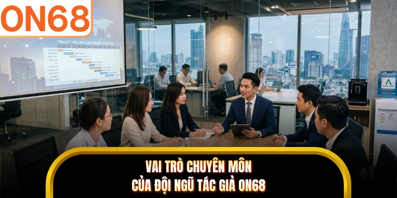 Vai trò chuyên môn của đội ngũ tác giả ON68